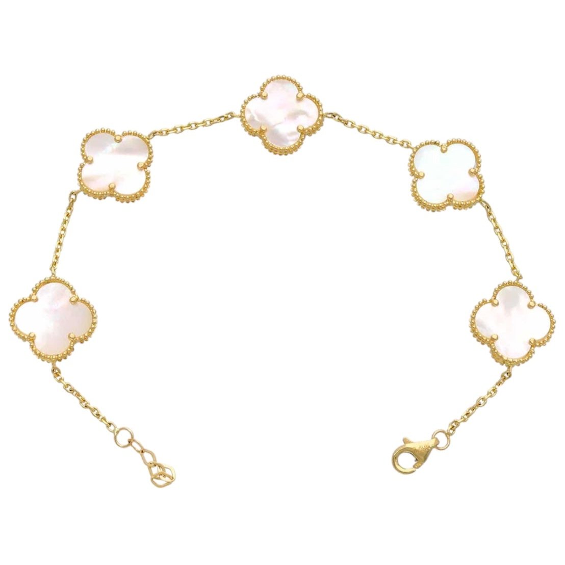 10k Clover Bracelet