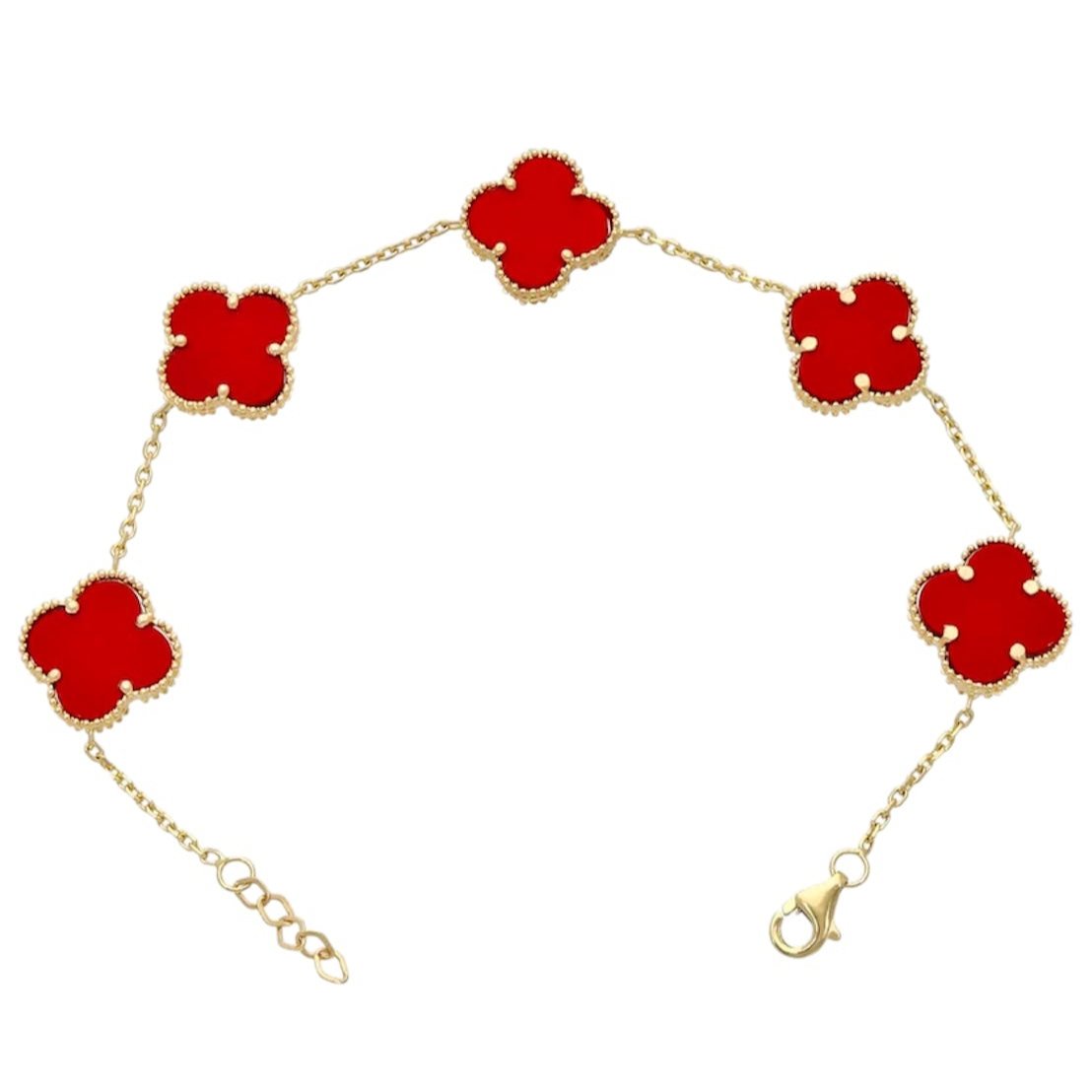 10k Clover Bracelet