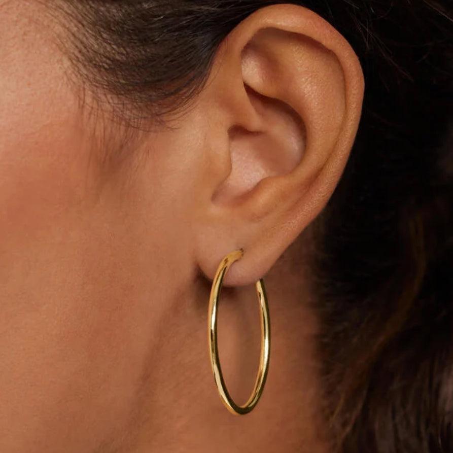 10K Gold Hoop Earrings
