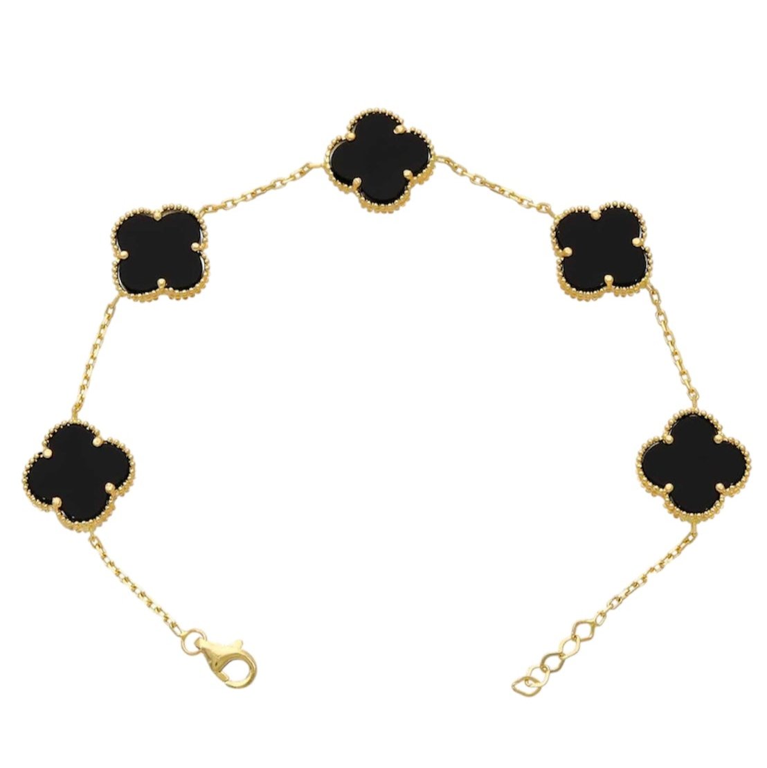 10k Clover Bracelet