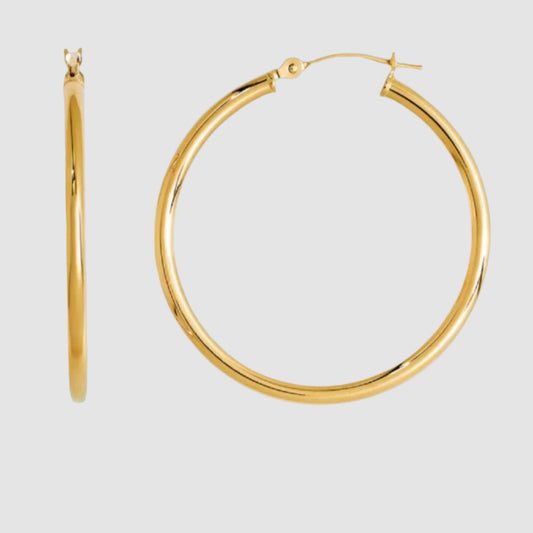 10K Gold Hoop Earrings